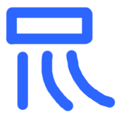 空調換気のアイコン